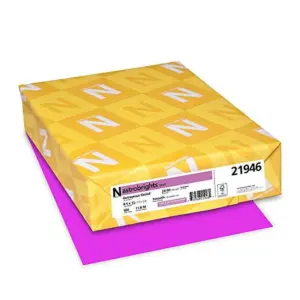 Astrobrights Color Paper | 8.5” x 11” | 24 lb/89 gsm | Outrageous Orchid | 500 Sheets (21946)