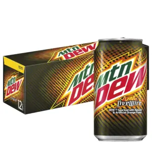 Mountain Dew Live Wire Orange Soda Pop | 12 fl Ounce | 12 Pack Cans