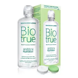 Biotrue Multi-Purpose Contact Lens Solution & Cleaner with Lens Case | 10 fl Ounce | Single
