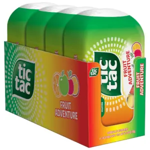 Fruit Adventure Mints | ZS23 4 Count | On-The-Go Refreshment | Stocking Stuffer | 3.4 Ounce Each