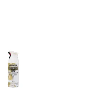 White | Rust-Oleum Universal All Surface Interior/Exterior Satin Spray Paint-245210 | 12 Ounce | 6 Pack