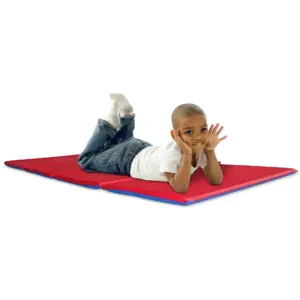 KinderMat 1 inch Thick KinderMat 1 inch x 19 inch x 45 inch | Red/Blue | 100% Made Inch USA