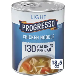 Progresso Light Chicken Noodle Soup | Ready to Serve Canned Soup | 18.5 Ounce | Single