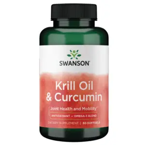 Swanson Krill Oil & Curcumin 60 Softgels | 1 Pack