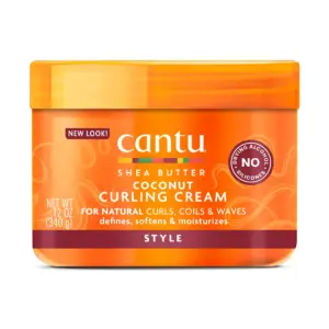 Cantu Shea Butter for Natural Hair Coconut Curling Cream 12 Ounce | 1