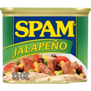 SPAM Jalapeno | Shelf-Stable Meat | 12 Ounce Aluminum Can | Single