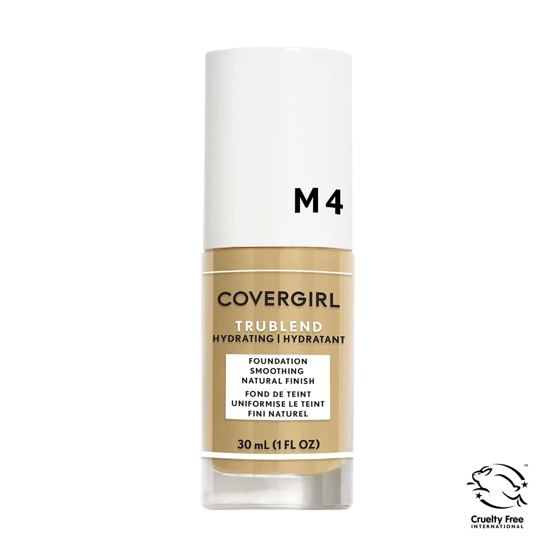 COVERGIRL TruBlend Liquid Foundation | Sand Beige | M4 | 1 fl Ounce | Single | M4 Sand Beige