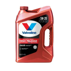 Valvoline High Mileage MaxLife 20W-50 Synthetic Blend Motor Oil 5 QT (Premium Edition)