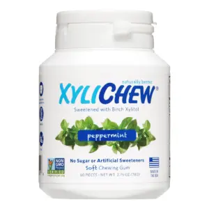 XyliChew Chewing Gum | Sugar Free Peppermint | 60 Piece