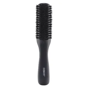 Conair Best-Selling Boar Bristle Wooden Grooming Brush for Silky & Shiny Hair Styling | 1ct