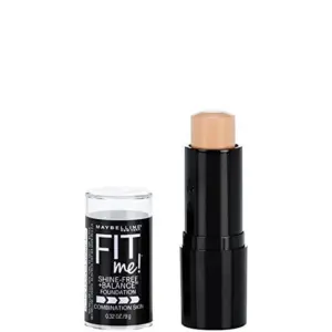 Maybelline New York Fit Me! Oil-Free Stick Foundation | 115 Ivory | 0.32 Ounce