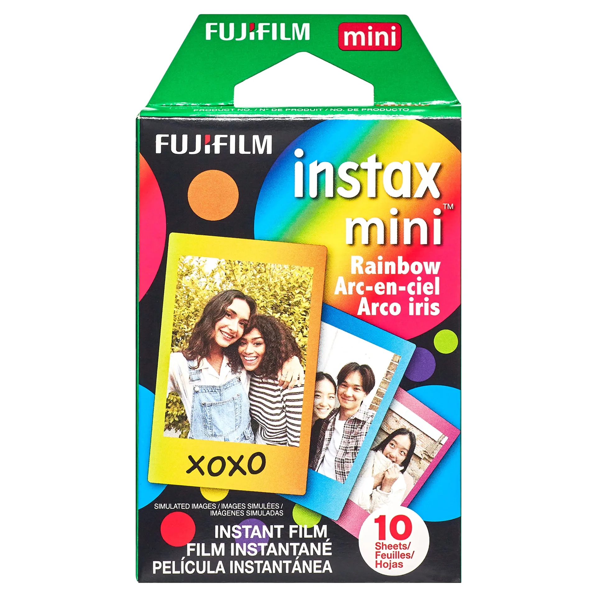 Fujifilm Instax Mini Film | Rainbow (10 Exposures) | Single