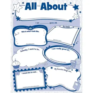 Teacher Created Resources All About Me Poster Pack Social Studies 32/Pack TCR5222 (Premium Edition)