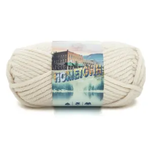 (2 pack) Lion Brand Yarn Hometown Houston Cream 135-098 Super Bulky Acrylic Yarn (Premium Edition)