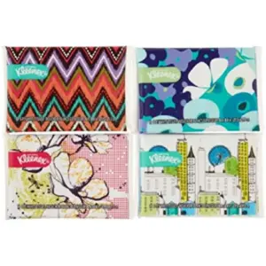 Kleenex Slim Pack Facial Tissue 10 Count 3-Ply (Pack Of 12) (Premium Edition)
