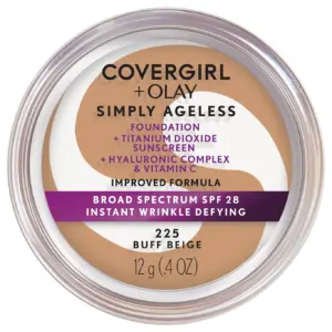 COVERGIRL + OLAY Simply Ageless Wrinkle Defying Foundation | 225 Buff Beige