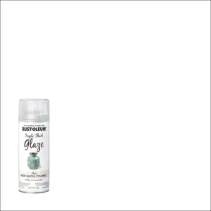 Clear | Rust-Oleum Specialty Gloss Triple Thick Glaze Spray- 12 Ounce | Single | 1