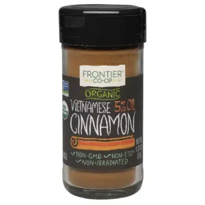 Frontier Organic Vietnamese Cinnamon | Ground | 1.31 Ounce