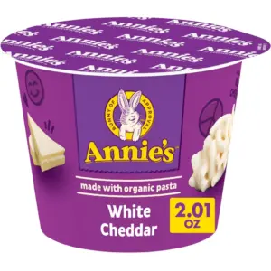 Annie's Organic White Cheddar Mac & Cheese Cup | 2.01 Ounce | Single