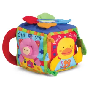 Melissa and Doug K's Kids Musical Farmyard Cube Educational Baby Toy | 7.600L x 8.000W x 8.900H