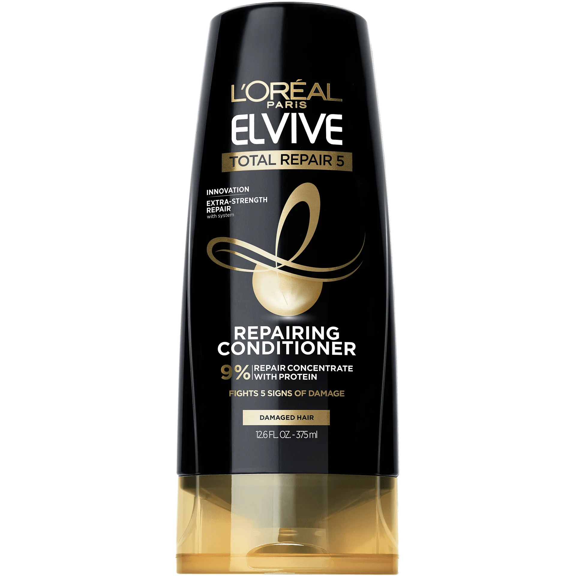 L'Oreal Paris Elvive Total Repair 5 Repairing Conditioner for Damaged Hair | Squeeze | 12.6 fl Ounce | Single