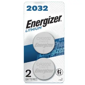 Energizer 2032 Batteries (2 Pack) | 3V Lithium Coin Batteries