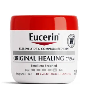 Eucerin Original Healing Body Cream for Extra Dry Skin | Emollient-Rich | Fragrance Free | 16 Ounce