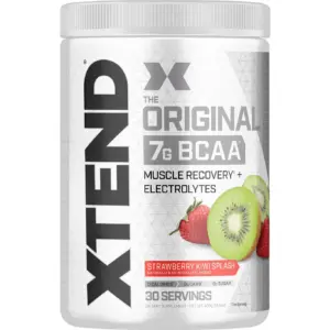 Xtend Original BCAA Powder | Branched Chain Amino Acids | Sugar Free Post Workout Muscle Recovery Drink with Amino Acids | 7g BCAAs for Men and Women | Strawberry Kiwi Splash | 30 Servings