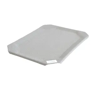 The Original Coolaroo Elevated Pet Bed Replacement Cover | Grey | Gray | Large
