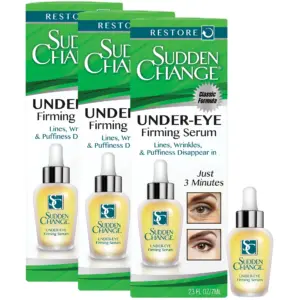 Sudden Change 3 Minute Instant Under-Eye Firming Serum | Reduces Puffiness | Lines and Wrinkles | 0.23 fl Ounce (Pack of 1)
