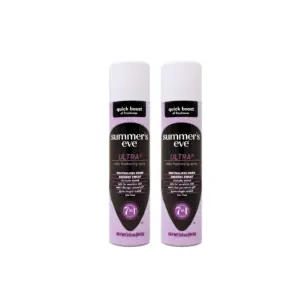 Summer's Eve Ultra Daily Freshening Feminine Spray | 7 Inch 1 | Safe for Sensitive Skin | 2 Ounce | 2 Pack
