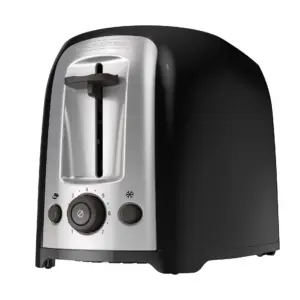 BLACK+DECKER 2-Slice Extra Wide Slot Toaster | Silver | TR1278B