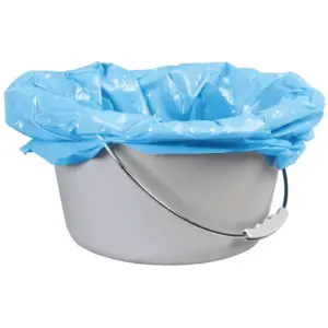 Carex Commode Liner Bags with Absorbent Powder | Disposable & Leakproof | 7 Count | 7 liners