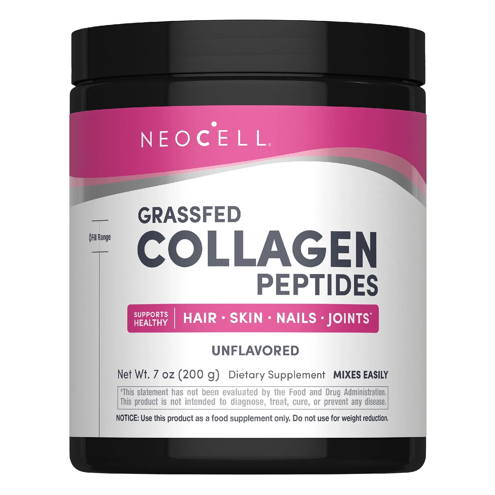 Super Collagen Powder 7 Ounce | Unflavored | Healthy Hair | Skin | & Nails for Men & Women | by NeoCell