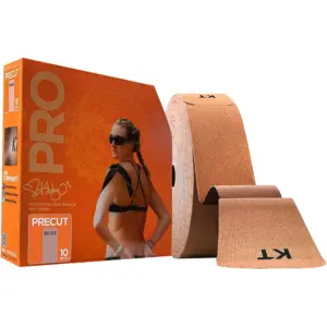 KT Tape Pro Jumbo 10 Precut Kinesiology Sports Roll | 150 Strips | Beige | Stealth Beige