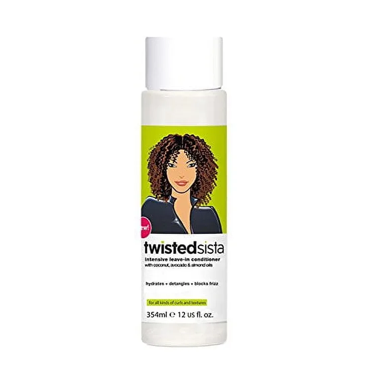 Twisted Sista Intensive Leave-Inch Conditioner with Coconut | Avocado and Almond Oils | 12 fl Ounce