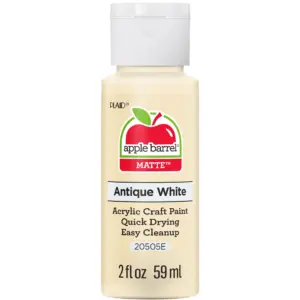 Apple Barrel 20505EX Acrylic Craft Paint | Matte Finish | Antique White | 2 fl Ounce | Single