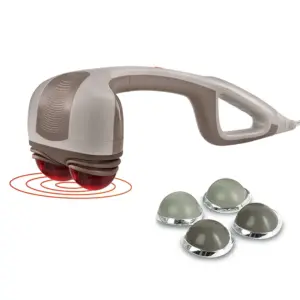 HoMedics Percussion Action Massager with Heat & Dual Pivoting Heads