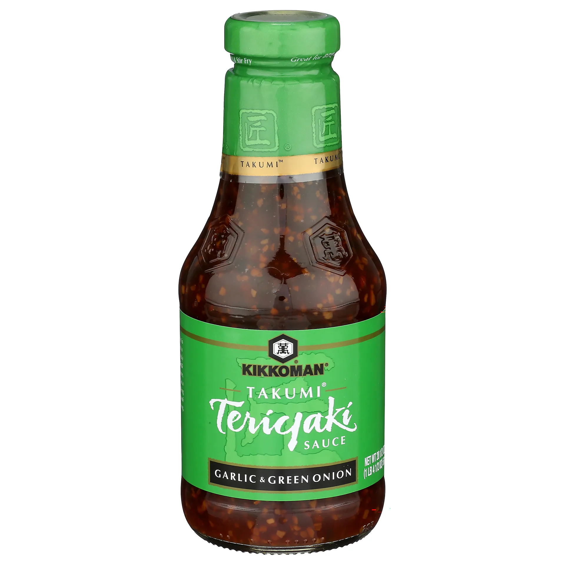 Kikkoman Takumi Garlic & Green Onion Teriyaki Sauce | 20.5 Ounce | 1 Count Bottle | Single