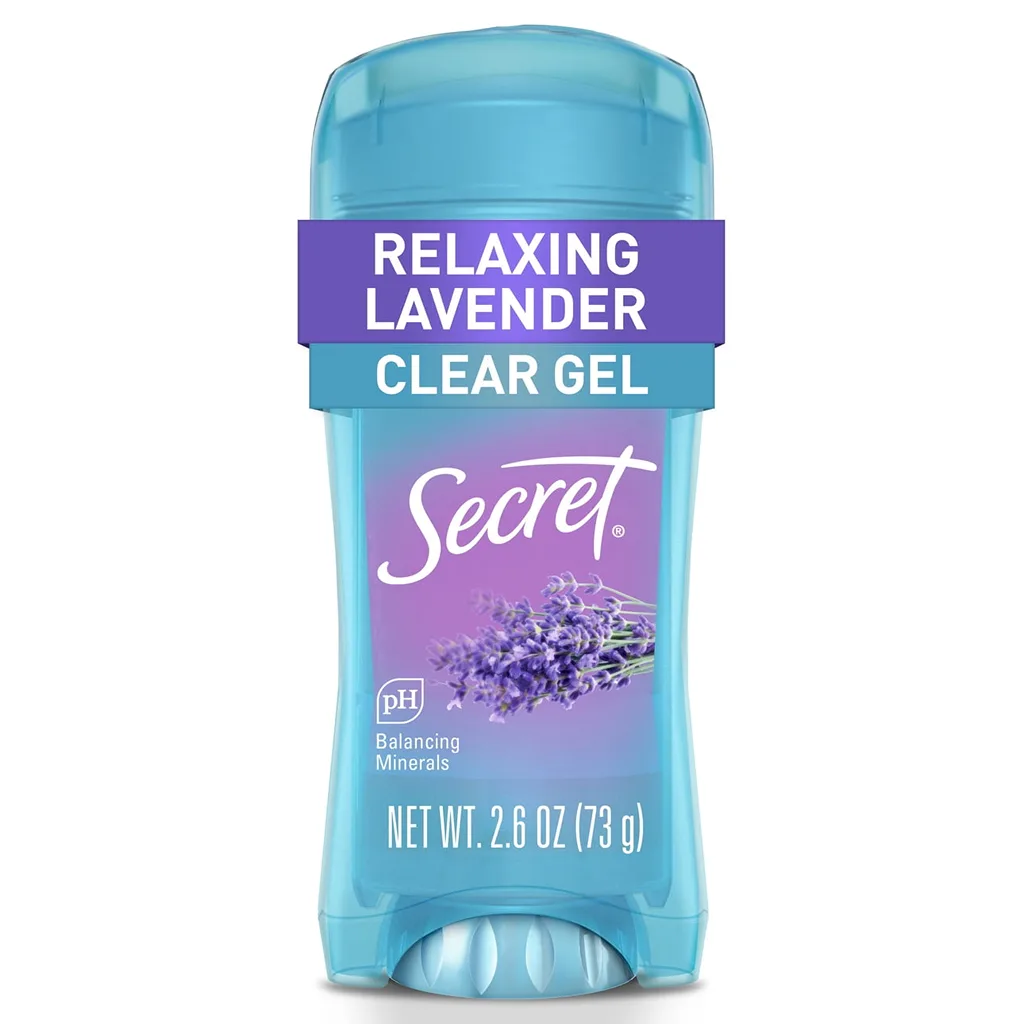 Secret Fresh Clear Gel Antiperspirant Deodorant for Women | Lavender | 2.6 Ounce