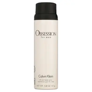 Obsession Body Spray | Brand Calvin Klein | for Men | Size 5.4 Ounce | 1 Count | Scent Warm & Spicy