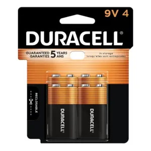 Duracell CopperTop Alkaline | 9V Batteries | 8 Count (2 X 4 Packs)