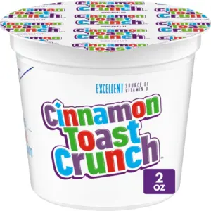 Cinnamon Toast Crunch Breakfast Cereal Cup | Single Serve Cereal | 2 Ounce