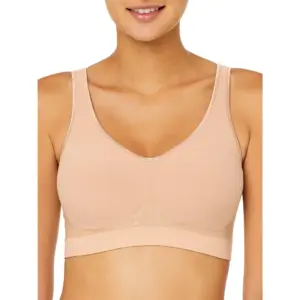 Women's Bali 3488 Comfort Revolution Shaping Wirefree Bra (Nude S)