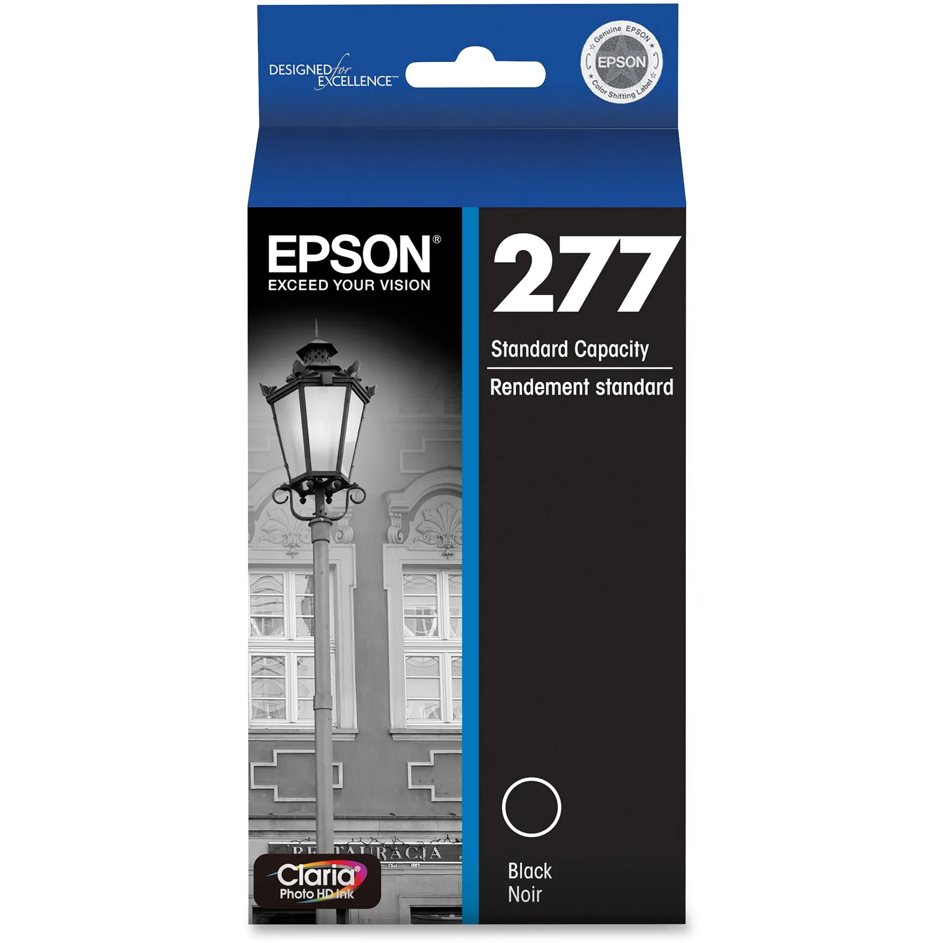 EPSON 277 Claria Photo HD Black Standard Capacity Ink Cartridge (Premium Edition)