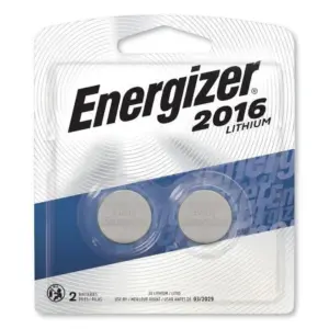 Energizer 2016 Batteries (2 Pack) | 3V Lithium Coin Batteries