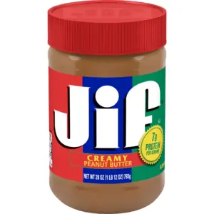 Jif Creamy Peanut Butter | 28-Ounce Jar | Single