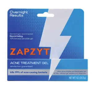 ZAPZYT Maximum Strength 10% Benzoyl Peroxide Acne Treatment Gel (Premium Edition)