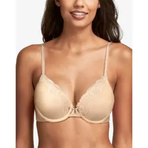 Maidenform Underwire Bra Comfort Devotion Convertible T-Shirt Full Coverage 9404 | LATTELIFTBLACK | Latte Lift Black | 36C
