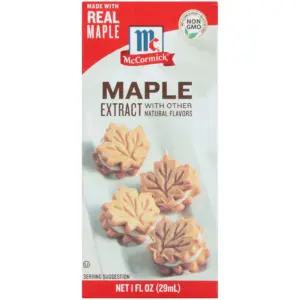 McCormick No Artificial Flavors Gluten Free Maple Extract With Other Natural Flavors | 1 fl Ounce Box